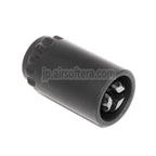 5KU 7.62テーパーマウント フラッシュコンプ&ブラストシールド フラッシュハイダー -14mm CCW 反時計回りネジバレルライフル用 ブラック