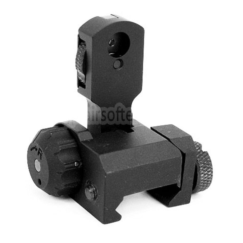 5KU フリップアップリアサイト M4 M16シリーズ AEGライフル用