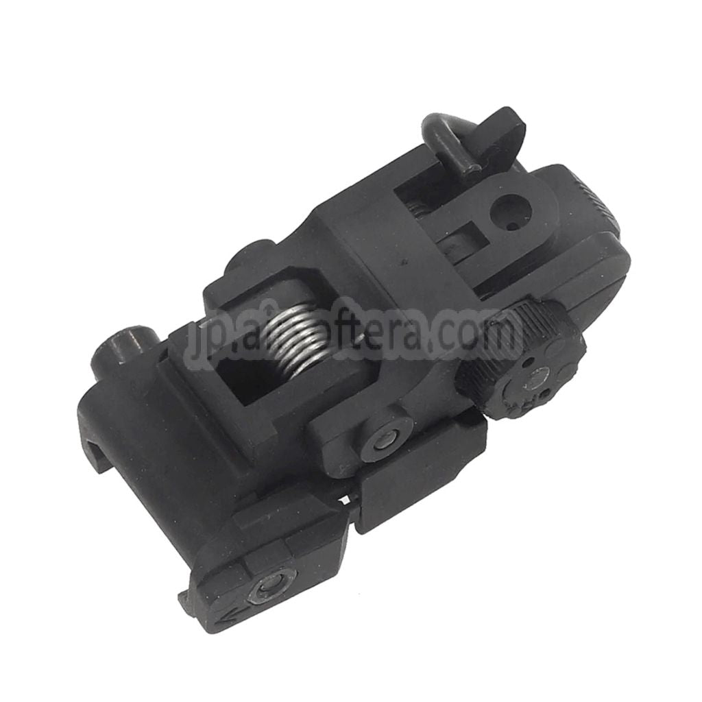 プラスチック製 M4SS フリップリアサイト（20mmピカティニーレールライフル対応）