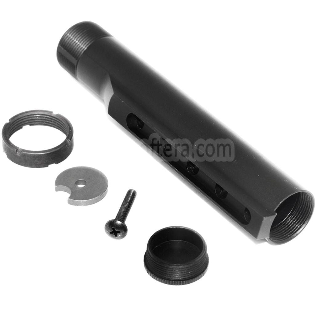 5KU 5ポジションストックバッファーチューブ（M4/M16シリーズ電動ガン対応、エアソフトガン対応）ブラック