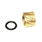 5KU ダイアゴナル ローレットスレッドプロテクター バレルカバー - 14mm 逆ネジ 反時計回り 東京マルイ G17 GBBピストル エアソフト