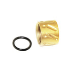 5KU ローレットスレッドプロテクター バレルカバー - 14mm 逆ネジ 反時計回り 東京マルイ G17 GBBピストル エアソフト