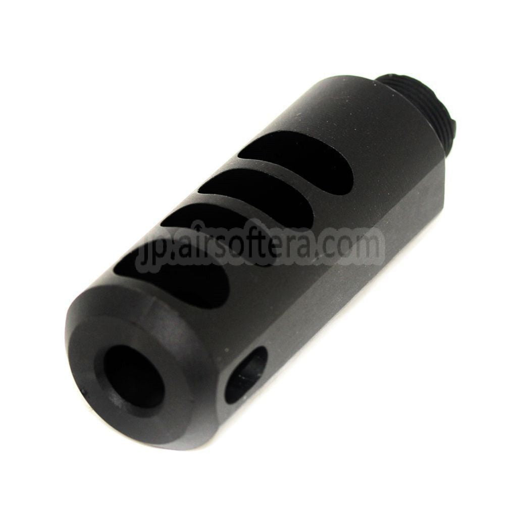 5KU コンペンセイター タイプ0 +14mm CW 時計回りネジ 東京マルイ HI-CAPA 5.1シリーズ GBBピストル エアソフトガン ブラック