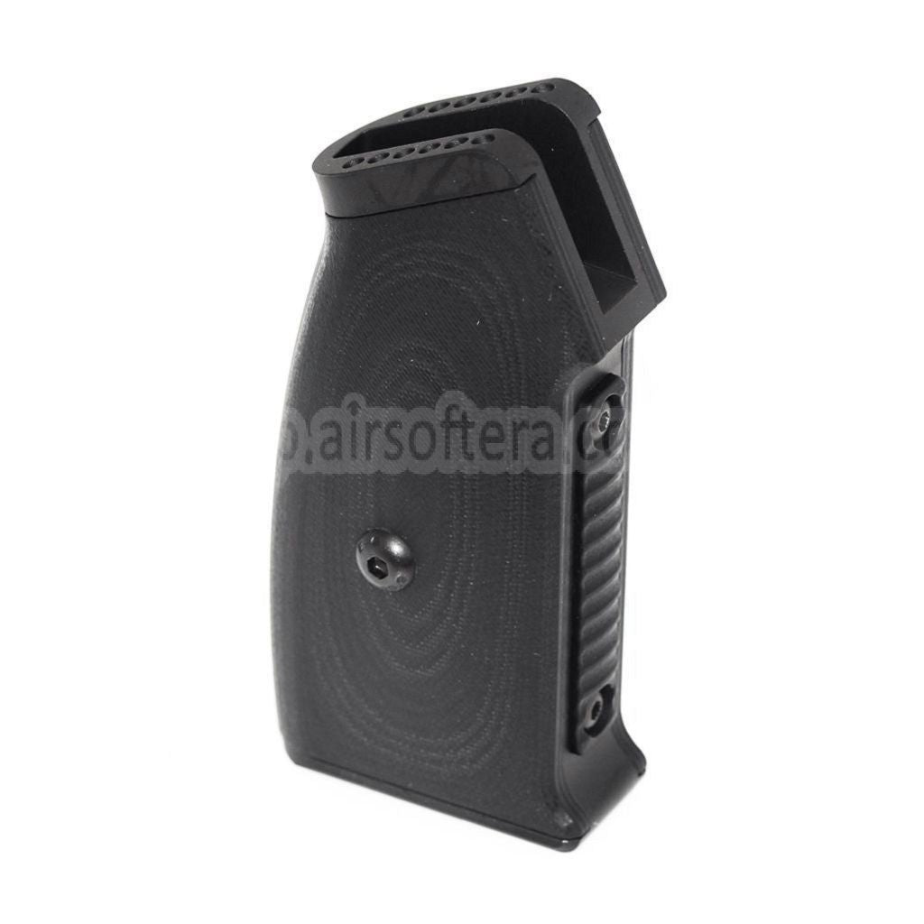5KU 交換可能コンプリートモジュラーピストルグリップセット (エッジ) M4 M16シリーズ GBBライフルに適合 エアソフトガン ブラック