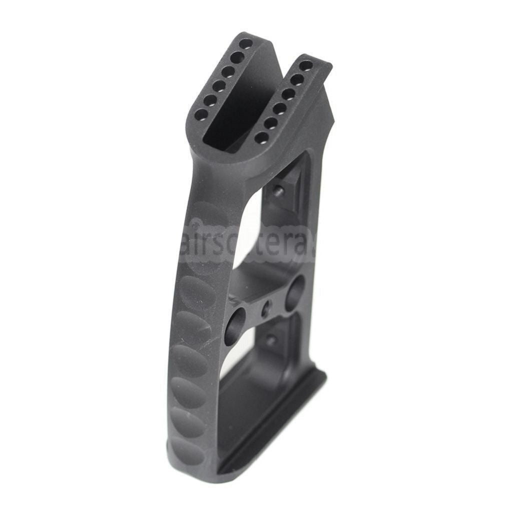 5KU 交換可能コンプリートモジュラーピストルグリップセット (エッジ) M4 M16シリーズ GBBライフルに適合 エアソフトガン ブラック