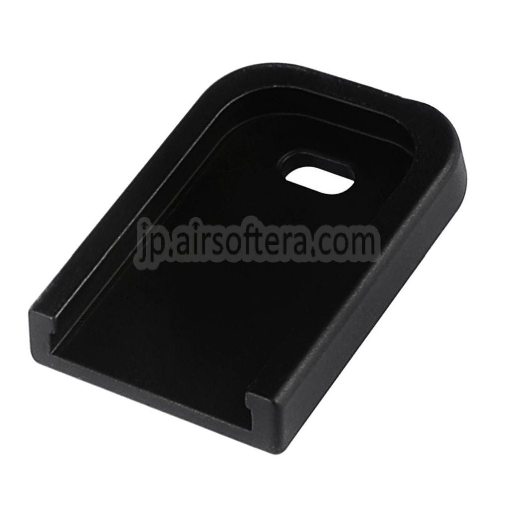 5KU ステンレススチールHIVEマガジンベースプレート 東京マルイ G17 G18C GBBマガジンに適合   ブラック