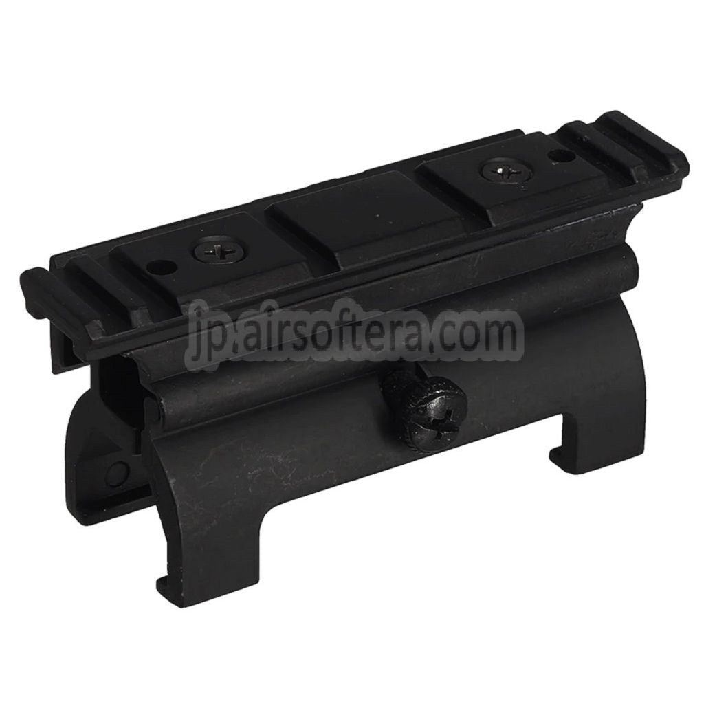 AirsoftEra 20mm 上部およびサイドレールマウントベース  MP5シリーズ電動ガン GBBライフルに適合  ブラック
