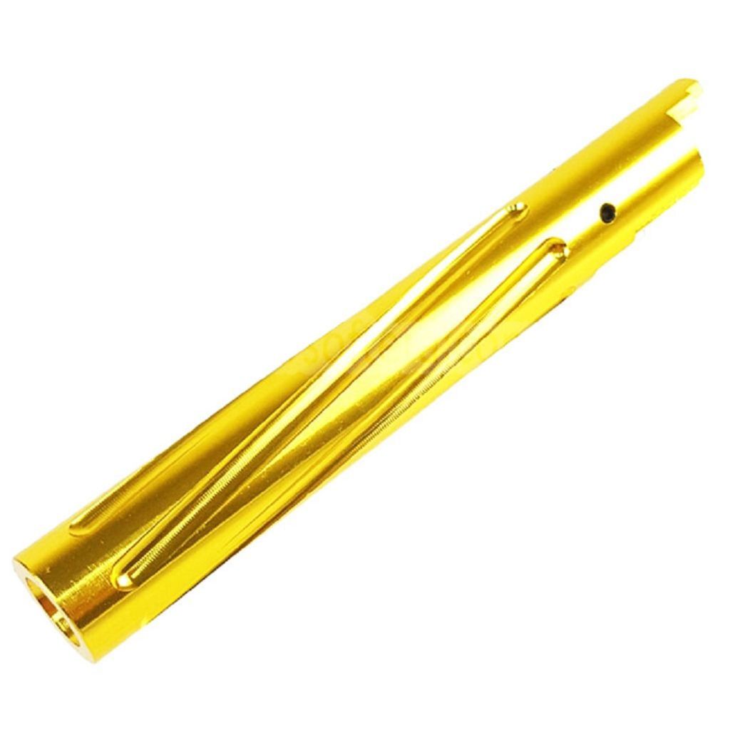 5KU CNCアルミ製ノンリコイルスパイラルアウターバレル HI-CAPA 5.1シリーズGBBピストル対応