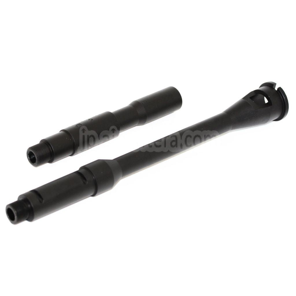 5KU 14.5インチ アルミ製 M4A1 アウターバレル -14mm CCW 反時計回りネジ WA M4 M16シリーズ GBBライフル対応 エアソフトガン ブラック