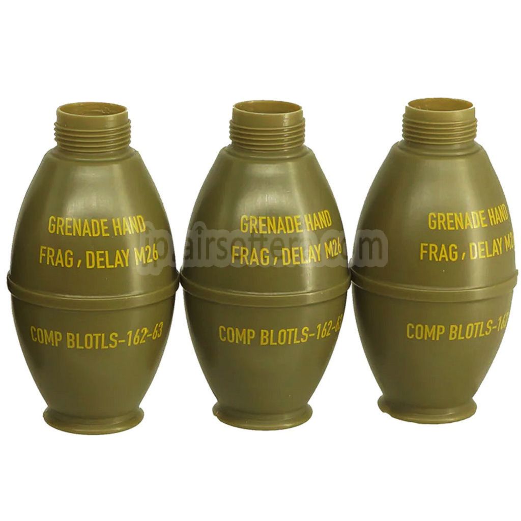 APS HAKKOTSU 3個 サンダーB CO2サウンドグレネード レモンシェイプシェルボトルパッケージ コア付き