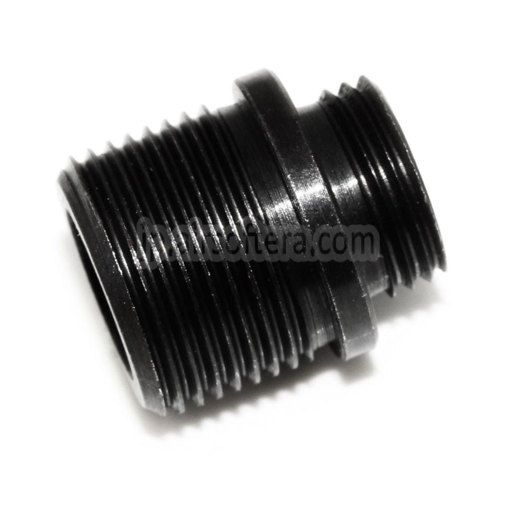 バレルサイレンサーコンペンセイターアダプター WE（WE-TECH）ピストル対応 +11mm時計回り -14mm逆ネジ