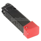 DOUBLE BELL 24発 CO2マガジン G17 G18C Gシリーズ GBBピストル対応 ブラック/レッド