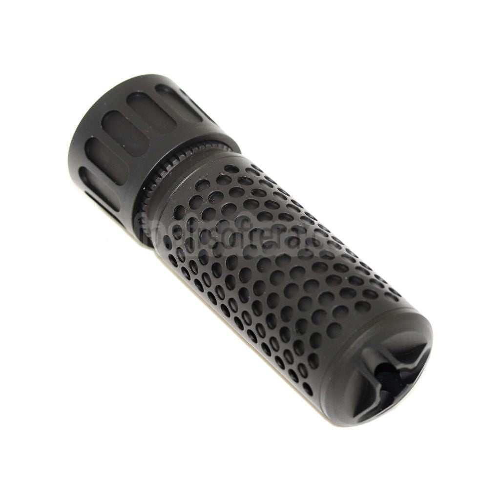 5KU 125mm 5インチ KACスタイル QDC/CQBサプレッサー サイレンサー（フラッシュハイダー付き）-14mm CCW 反時計回りネジバレルライフルに適エアソフト合