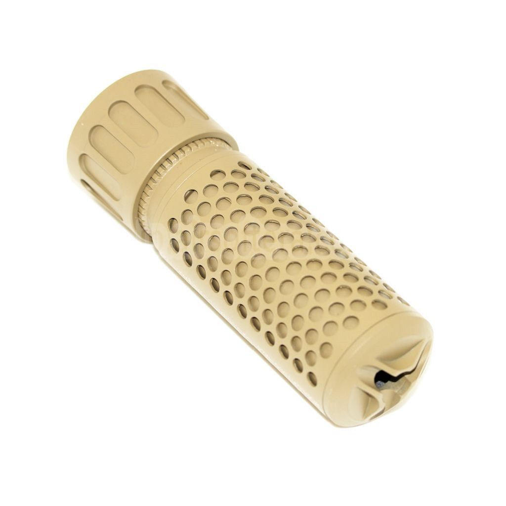 5KU 125mm 5インチ KACスタイル QDC/CQBサプレッサー サイレンサー（フラッシュハイダー付き）-14mm CCW 反時計回りネジバレルライフルに適エアソフト合