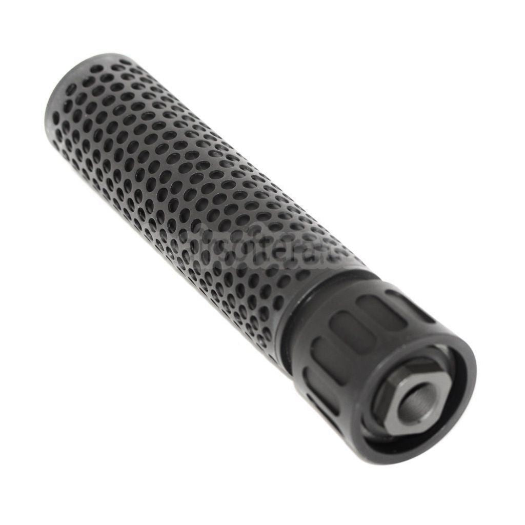 5KU 179mm 7インチ KACスタイル QDC/CQBサプレッサー サイレンサー（フラッシュハイダー付き）-14mm CCW 反時計回りネジバレルライフルに適エアソフト合