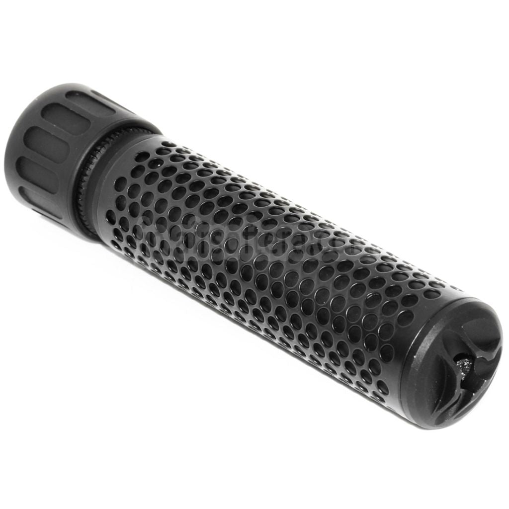 5KU 179mm 7インチ KACスタイル QDC/CQBサプレッサー サイレンサー（フラッシュハイダー付き）-14mm CCW 反時計回りネジバレルライフルに適エアソフト合