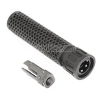 5KU 179mm 7インチ KACスタイル QDC/CQBサプレッサー サイレンサー（フラッシュハイダー付き）-14mm CCW 反時計回りネジバレルライフルに適エアソフト合