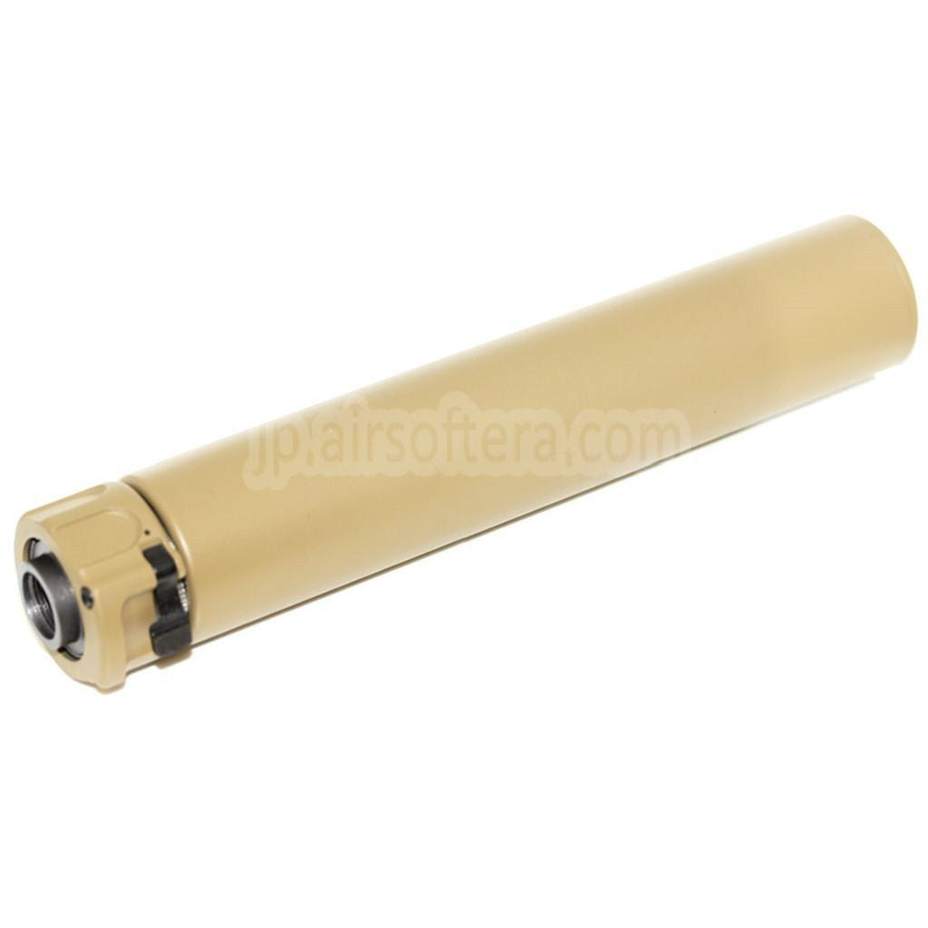 5KU 213mm SOCOM762 RCサプレッサー サイレンサー（フラッシュハイダー付き）-14mm CCW 反時計回りネジ式バレルライフルエアガン用