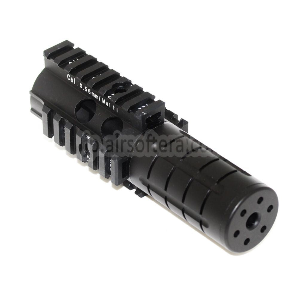 5KU ミニパトリオットフロントキット ハンドガードレールシステム WESTERN ARMS WA M4 M16シリーズGBBライフル対応 ブラック