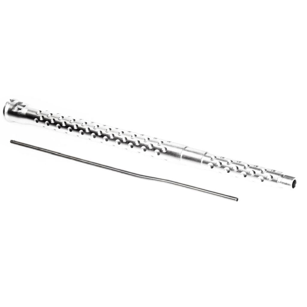 5KU 15インチ/15.5インチ アルミ製 SR16 E3 アウターバレル -14mm CCW 反時計回りネジ WA M4 GBBライフルエアソフト用