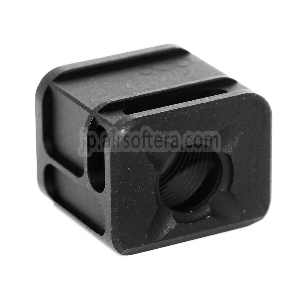 5KU SPARC-M コンペンセイター -14mm 逆ネジ 東京マルイ G17 G18C GBBピストル対応 ブラック