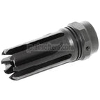 5KU 60mm VENOM マズルブレーキ フラッシュハイダー -14mm 逆ネジ 反時計回りバレル ライフル対応 ブラック