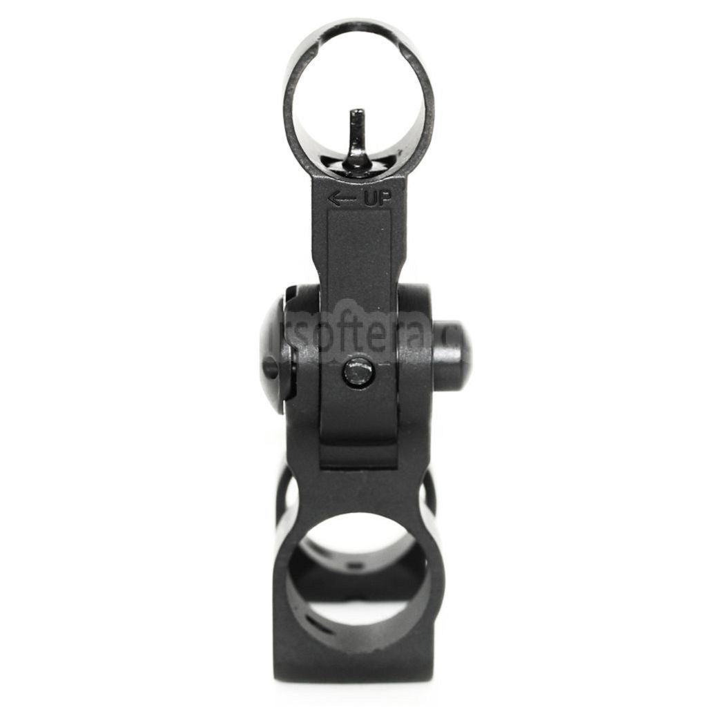 CYMA SPRスタイル MK12 MOD 0 タクティカル フリップアップ フロントサイト M4 M16シリーズ AEG ライフル エアソフト ブラック