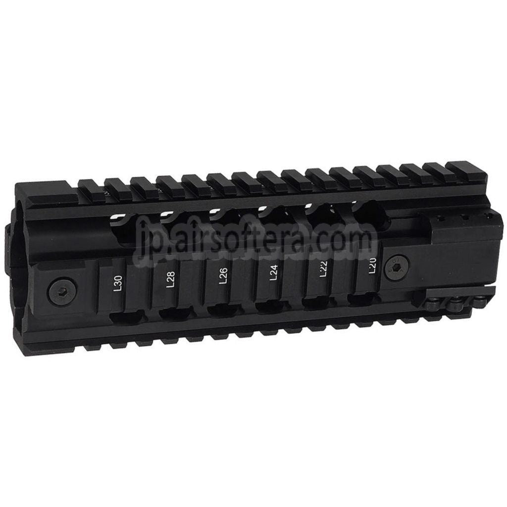 PTS Ergo Z フリーフロートハンドガードレールシステム M4 M16シリーズAEGライフルエアソフトガンに適しています  ブラック