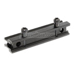 20mm 14スロット 0.8インチ シースルーミニライザーマウント 20mmレールシステム対応 ブラック