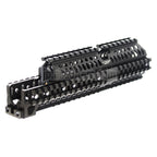 260mm CNCアルミ製 Zenスタイルハンドガードレールシステム GHK LCT 東京マルイ E&L CYMA AKシリーズ電動ガン対応 ブラック