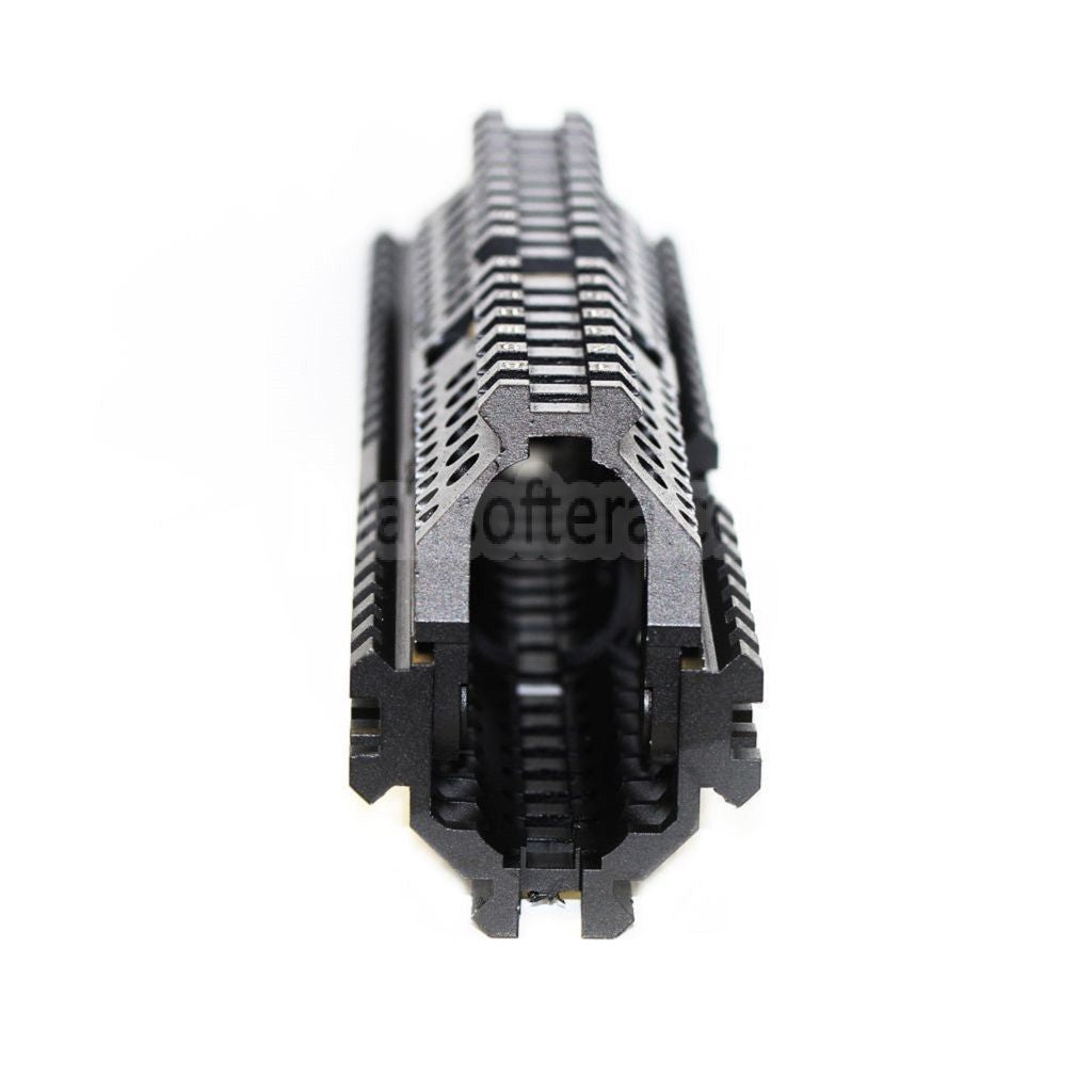 260mm CNCアルミ製 Zenスタイルハンドガードレールシステム GHK LCT 東京マルイ E&L CYMA AKシリーズ電動ガン対応 ブラック