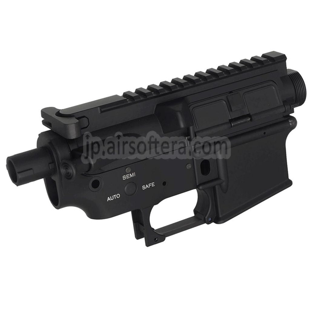 E&C マリーン M4A1 メタルボディレシーバーセット(ロゴ刻印入り)  E&C 東京マルイ M4 M16 シリーズ AEG ライフル エアソフトガンに適合  ブラック