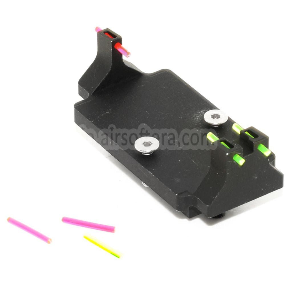 5KU RMRスタイル ファイバーオプティックサイトベースマウント 東京マルイ G17 G18C Gシリーズ GBBピストル エアソフトガン対応