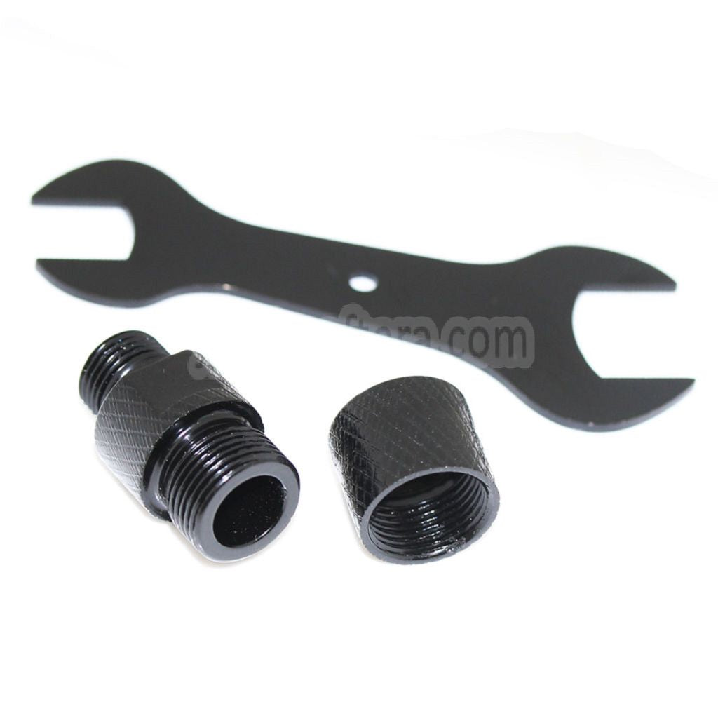 バレルサイレンサーコンペンセイターアダプター (+11mm → -14mm) レンチ付き WE GBB / DOUBLE BELL / KSC M9シリーズピストル対応