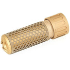 125mm 5インチ 5.56スタイル QDCサプレッサー サイレンサー フラッシュハイダー付き -14mm CCW 反時計回りネジ式バレルライフル対応 エアソフト タン