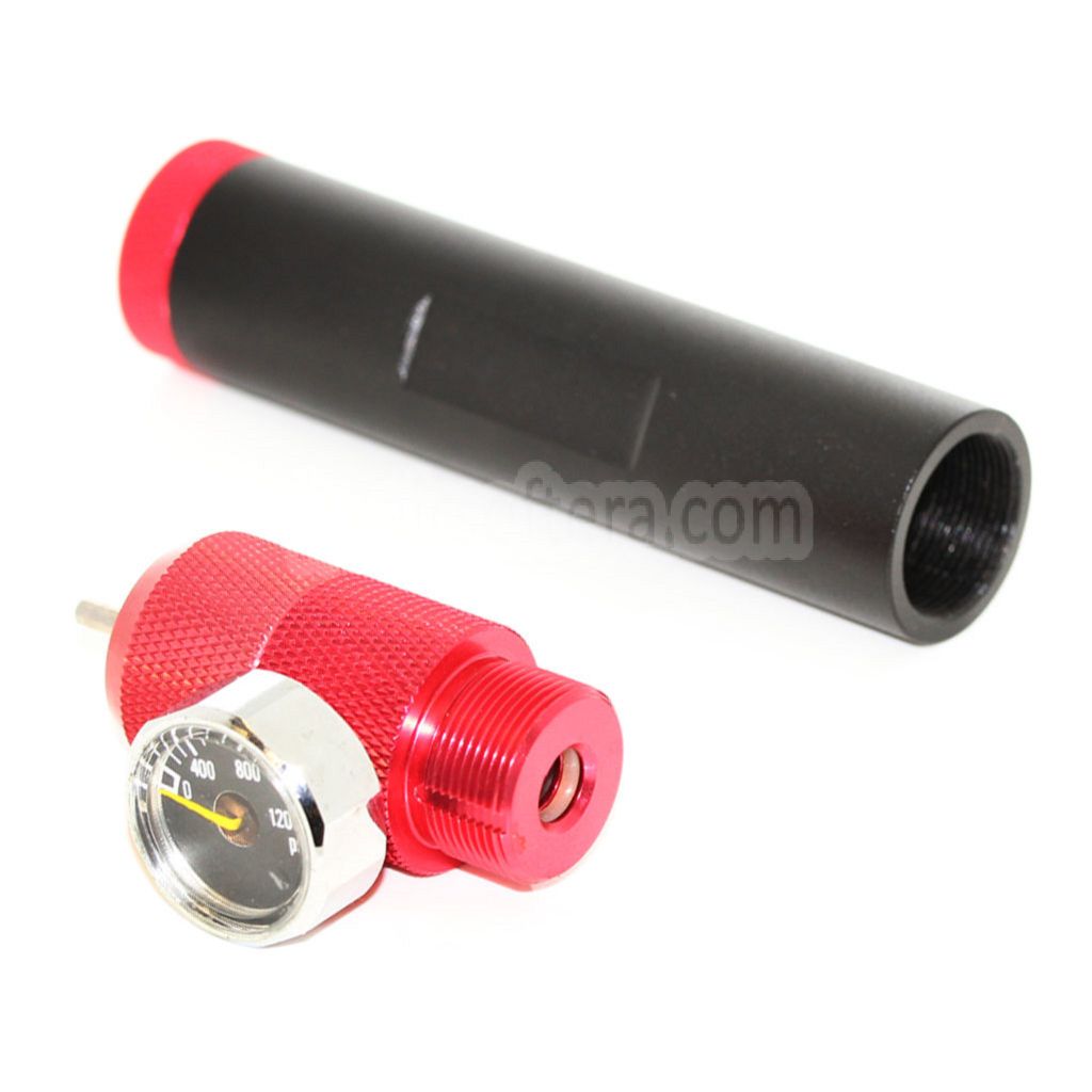 ARMY FORCE 12g CO2チャージャー ポータブルアダプター 読み取り機能付き