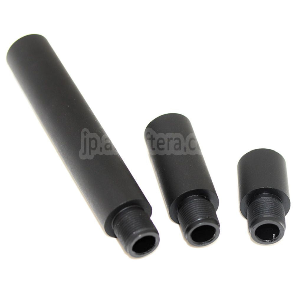 APS 3個入り 21mm/41mm/97mm 159mm アルミ製 CQB 延長アウターバレル エクステンションチューブ 全機種対応 -14mm CCW 反時計回りネジ ライフル エアガン