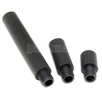 APS 3個入り 21mm/41mm/97mm 159mm アルミ製 CQB 延長アウターバレル エクステンションチューブ 全機種対応 -14mm CCW 反時計回りネジ ライフル エアガン