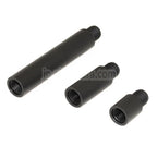 APS 3個入り 21mm/41mm/97mm 159mm アルミ製 CQB 延長アウターバレル エクステンションチューブ 全機種対応 -14mm CCW 反時計回りネジ ライフル エアガン