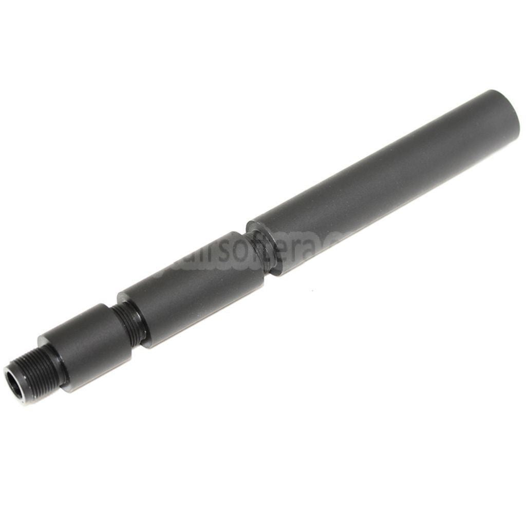 APS 3個入り 21mm/41mm/97mm 159mm アルミ製 CQB 延長アウターバレル エクステンションチューブ 全機種対応 -14mm CCW 反時計回りネジ ライフル エアガン
