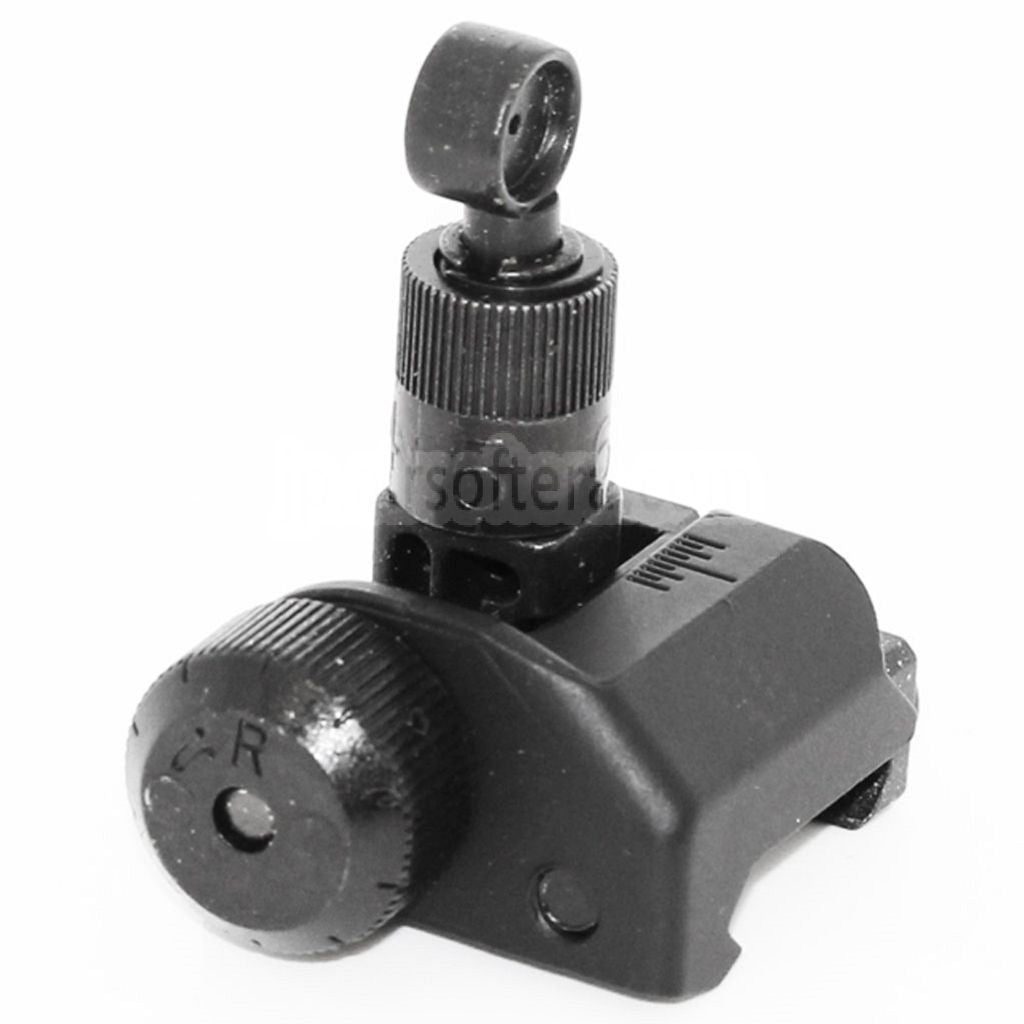 CYMA Knight's KACタイプ 600M フリップアップリアサイト 標準20mm RIS RASレール対応