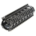 E&C 170mm CNCアルミ製 KACタイプ M4A1 M4CQB RASハンドガードレールシステム CYMA E&C D-Boys G&P CLASSIC ARMY KWA G&G 東京マルイ M4 M16シリーズ AEGライフル エアガン対応 ブラック
