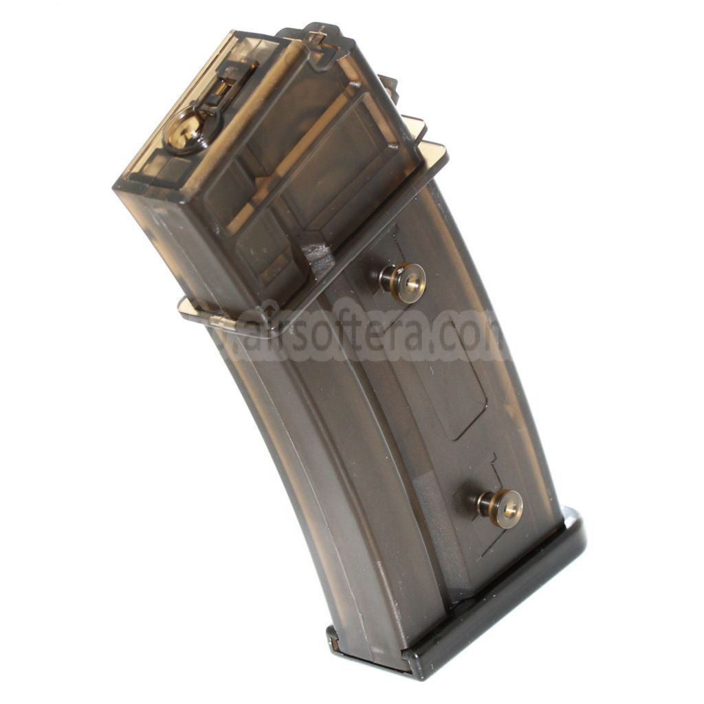 CYMA 130発ミッドキャップマガジン G36シリーズAEGライフル用 エアソフトガン用 半透明ブラウン