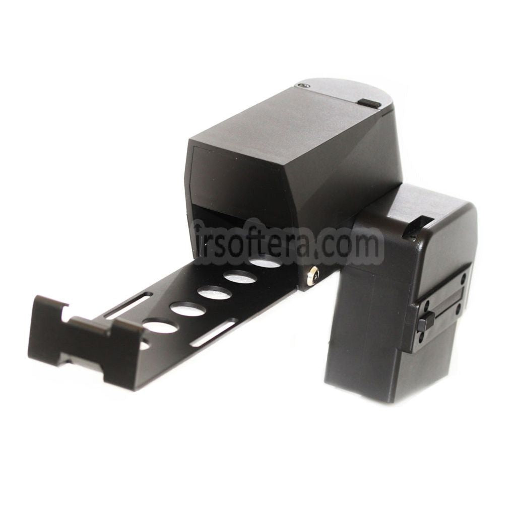 1500発ハイキャップボックスマガジン P90シリーズ電動ガン対応 ブラック