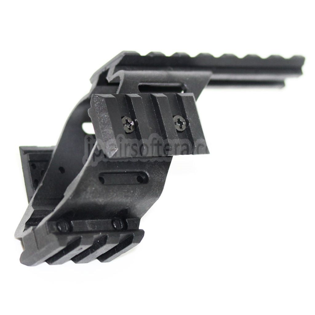 20mmウィーバーレール スコープマウントベース WE KSC TANAKA 東京マルイ G17 G18Cシリーズピストル対応 ブラック