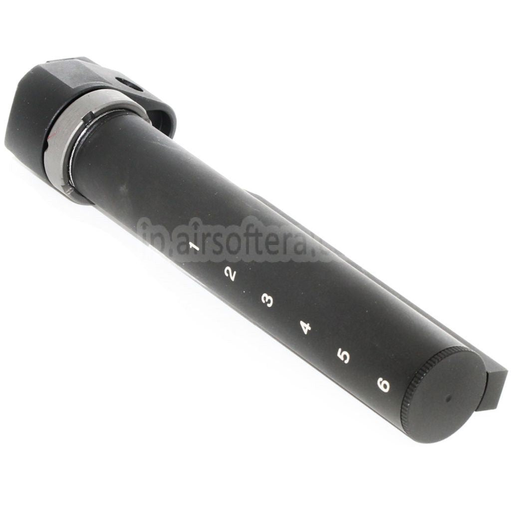 5KU 6ポジションストックバッファーチューブアダプター AKをM4ストックに変換可能 エアソフト ブラック