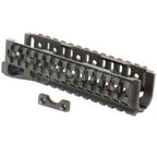 5KU CNC 160mm B-10Mスタイル ロワーハンドガードレールシステム AKシリーズ AEG GBBライフル用 エアソフト ブラック