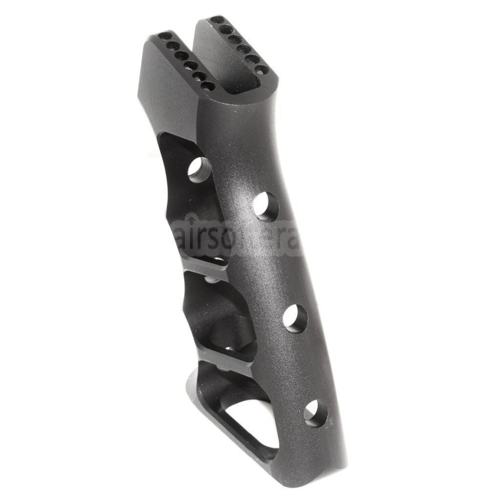 5KU CNC スケルトンピストルグリップ CYMA CGS VFC WA M4 M16シリーズ GBBライフル エアソフトガン対応 アルマイト