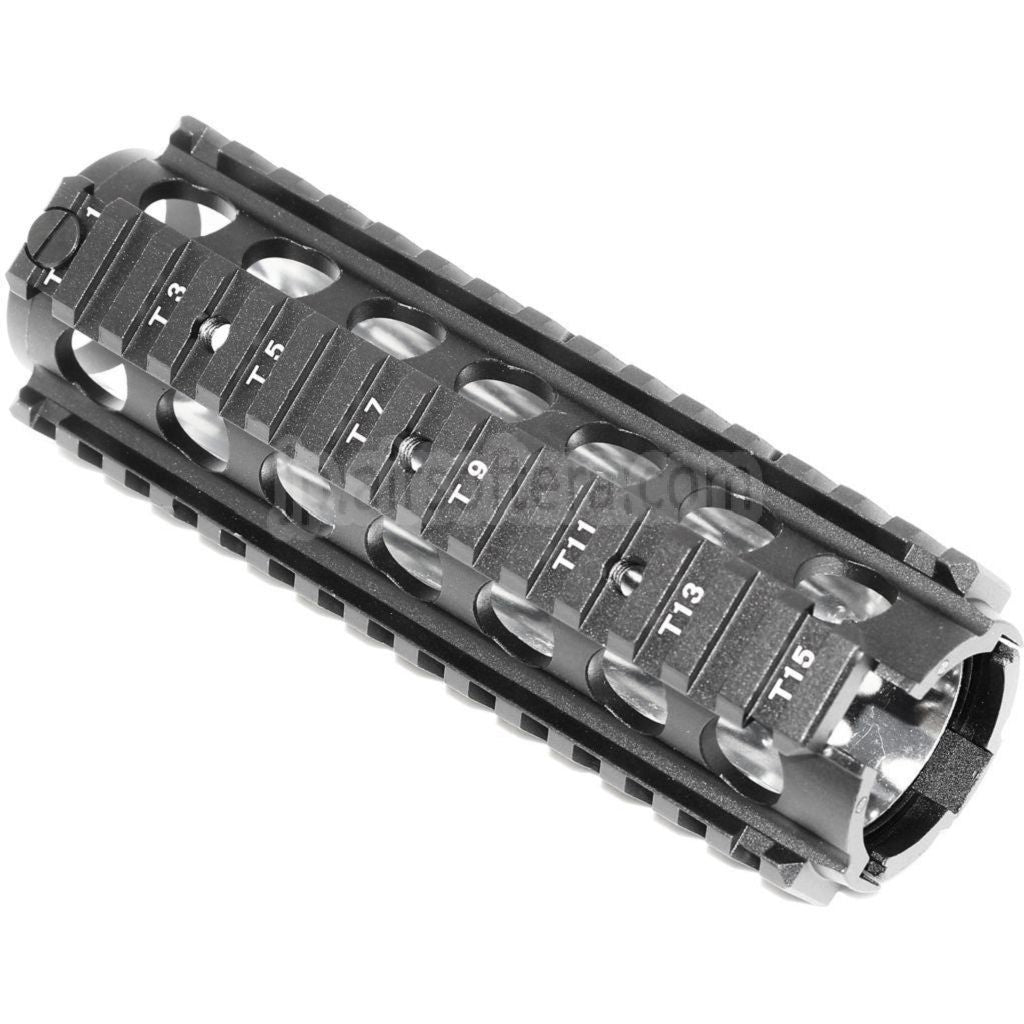 CYMA 170mm CNCアルミ KACタイプ M4A1 M4CQB RASハンドガードレールシステム CYMA E&C D-Boys G&P CLASSIC ARMY KWA G&G 東京マルイ M4 M16シリーズ AEGライフル エアソフトガン対応 ブラック