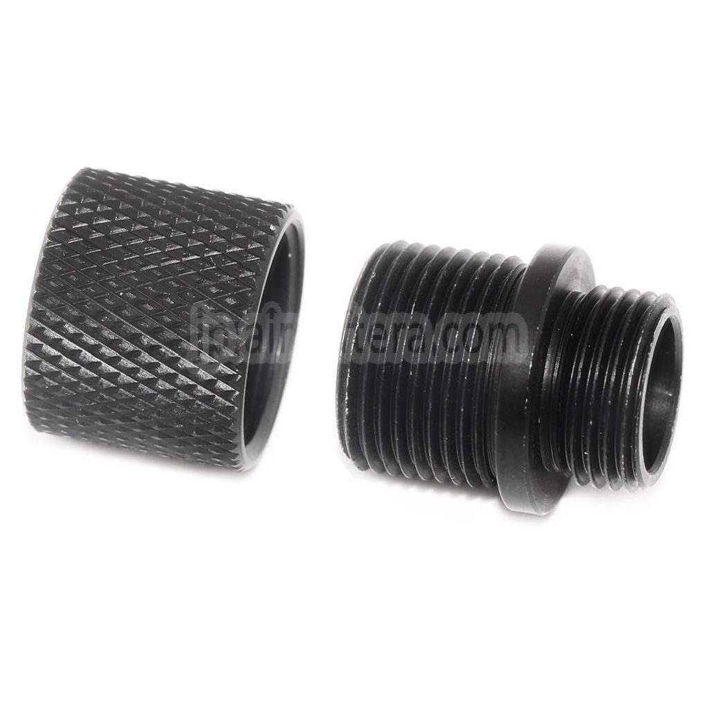 APS バレルサイレンサー コンペンセイターアダプター 東京マルイ APS G17対応 -12mm -14mm 反時計回りネジ